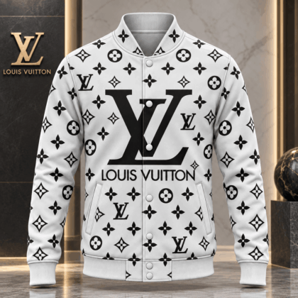 Louis Vuitton | Oversized Monogram Print Baseball Jacket Christmas 2026 Collection