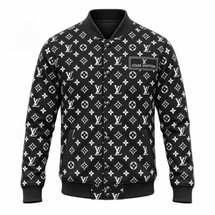Louis Vuitton | Black Monogram Print Baseball Jacket Black Friday 2026 Collection