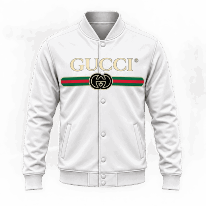 Gucci | Web Stripe Emblem Baseball Jacket Fall 2026 Drop