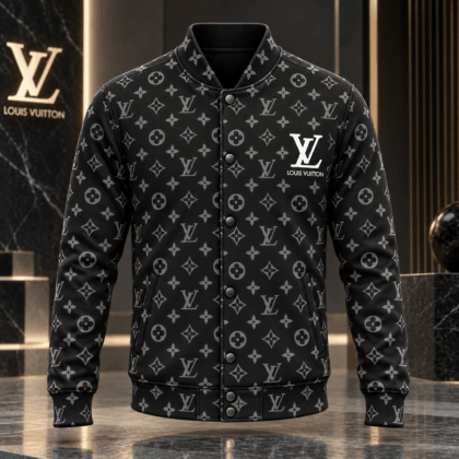 Louis Vuitton | Shadow Monogram Print Baseball Jacket Black Friday 2026 Collection