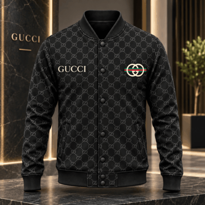 Gucci | Tonal GG Monogram Baseball Jacket Fall 2026 Drop