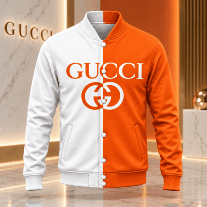 Gucci | Split Color Logo Baseball Jacket Fall 2026 Drop
