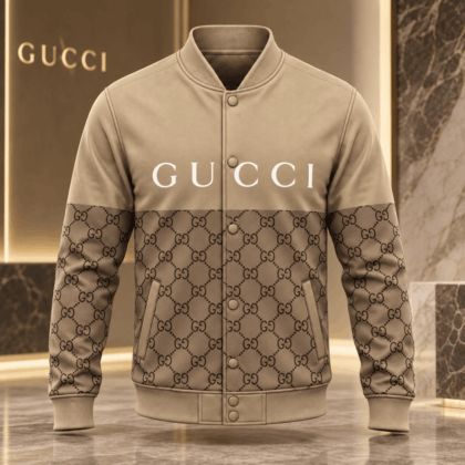 Gucci | Diamond Lattice Monogram Baseball Jacket Fall 2026 Drop