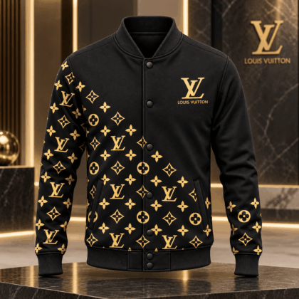 Louis Vuitton | Gold Monogram Cascade Baseball Jacket Black Friday 2026 Collection