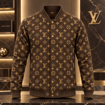 Louis Vuitton | Classic Brown Monogram Baseball Jacket Black Friday 2026 Collection