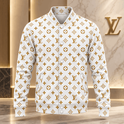 Louis Vuitton | Golden Monogram Print Baseball Jacket Black Friday 2026 Collection