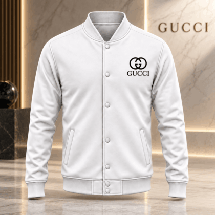 Gucci | Interlocking Emblem Accent Baseball Jacket Winter 2026 Drop