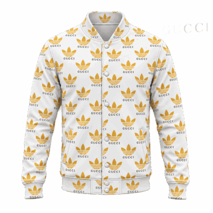 Gucci | Golden Trefoil Monogram Baseball Jacket Winter 2026 Drop