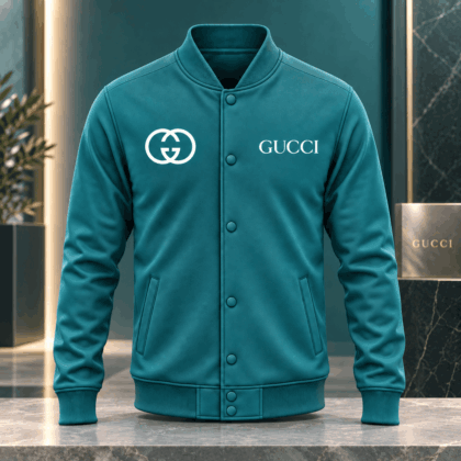 Gucci | Double Emblem Chest Print Baseball Jacket Winter 2026 Drop