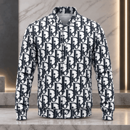 Dior | Oblique Monogram Print Baseball Jacket Fall 2026 Edition