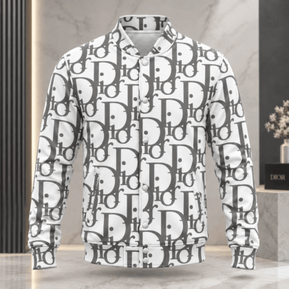 Dior | Oversized Oblique Monogram Baseball Jacket Fall 2026 Edition