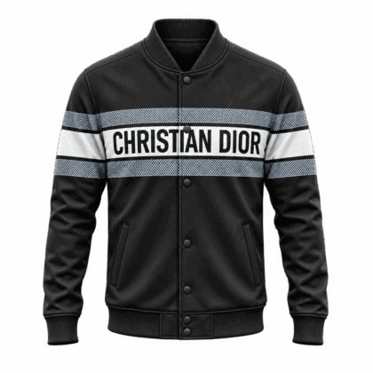 Dior | Bold Wordmark Stripe Baseball Jacket Fall 2026 Edition
