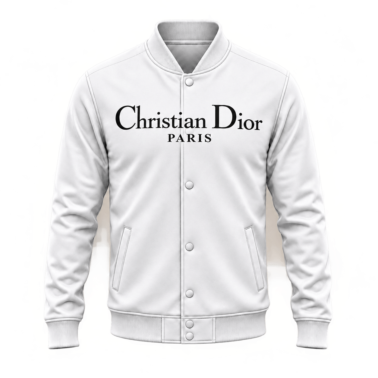 Dior | Paris Wordmark Print Baseball Jacket Fall 2026 Edition