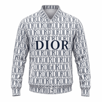 Dior | Allover Serif Wordmark Baseball Jacket Fall 2026 Edition