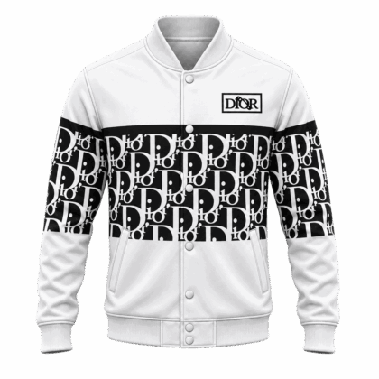 Dior | Oversized Monogram Panel Baseball Jacket Fall 2026 Edition