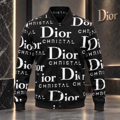 Dior | Oversized Logo Typography Baseball Jacket Fall 2026 Edition