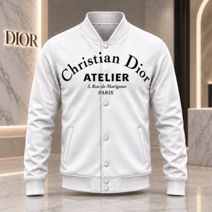 Dior | Atelier Paris Typography Baseball Jacket Fall 2026 Edition