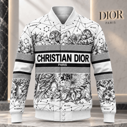 Dior | Celestial Menagerie Print Baseball Jacket Fall 2026 Edition