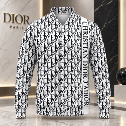 Dior | Oblique Monogram Stripe Baseball Jacket Winter 2026 Edition