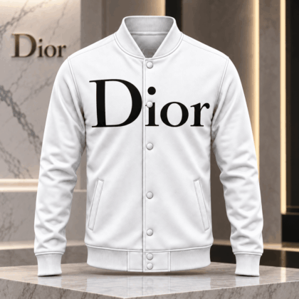 Dior | Oversized Serif Wordmark Baseball Jacket Winter 2026 Edition