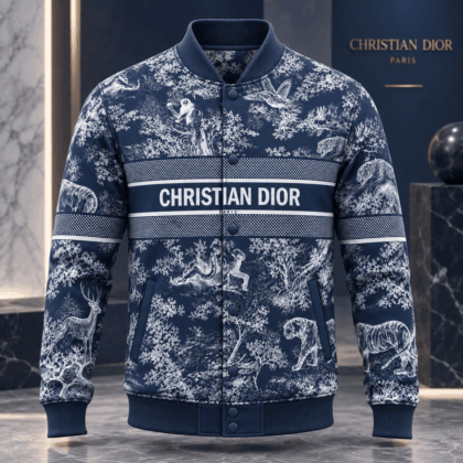 Dior | Wildlife Toile Print Baseball Jacket Winter 2026 Edition