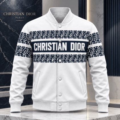 Dior | Oblique Monogram Stripe Baseball Jacket Winter 2026 Edition
