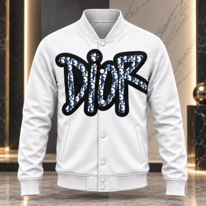 Dior | Oblique Graffiti Script Baseball Jacket Winter 2026 Edition