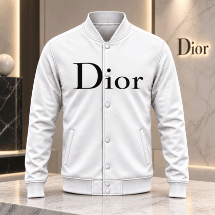 Dior | Oversized Logo Print Baseball Jacket Winter 2026 Edition