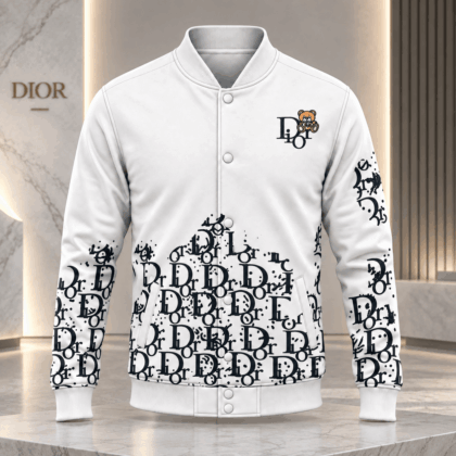 Dior | Teddy Graffiti Monogram Baseball Jacket Winter 2026 Edition