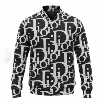 Dior | Oversized Monogram Lettering Baseball Jacket Winter 2026 Edition