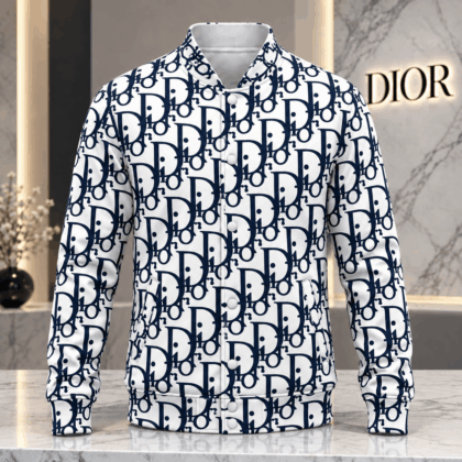 Dior | Oblique Monogram Print Baseball Jacket Winter 2026 Edition