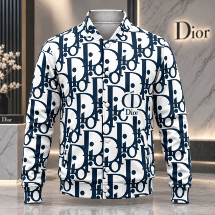 Dior | Oversized Oblique Monogram Baseball Jacket Winter 2026 Edition