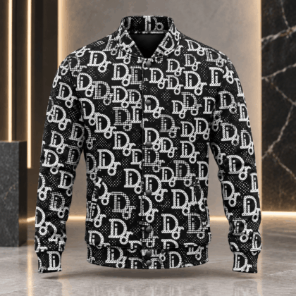 Dior | Dotted Oblique Monogram Baseball Jacket Winter 2026 Edition