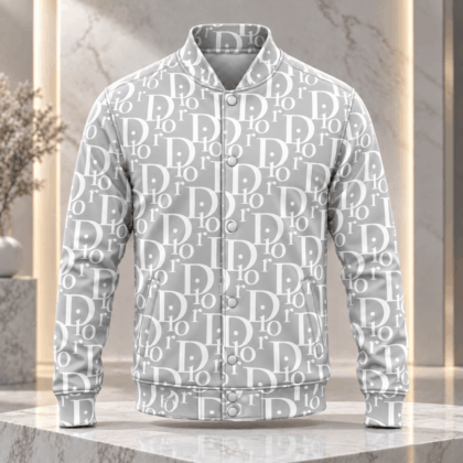 Dior | Oversized Logo Monogram Baseball Jacket Holiday 2026 Edition