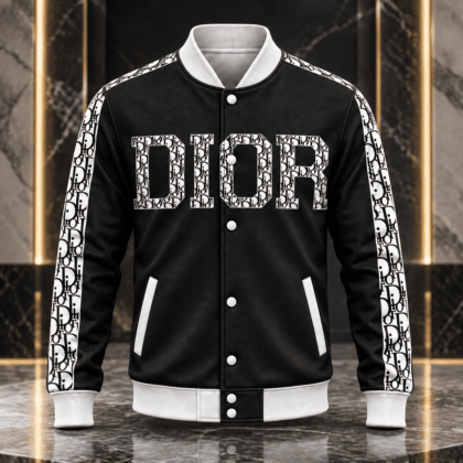 Dior | Oblique Monogram Lettering Baseball Jacket Holiday 2026 Edition