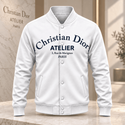 Dior | Atelier Paris Typography Baseball Jacket Holiday 2026 Edition