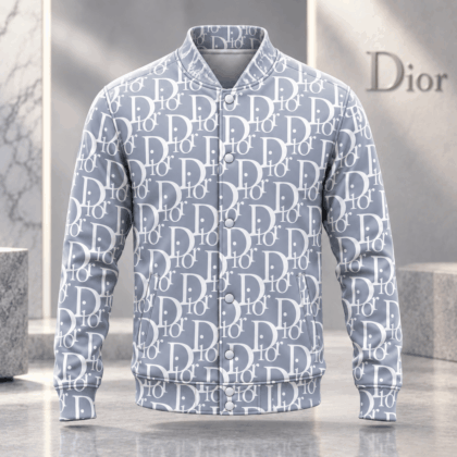 Dior | Oversized Oblique Monogram Baseball Jacket Holiday 2026 Edition
