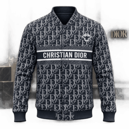 Dior | Oblique Monogram Stripe Baseball Jacket Holiday 2026 Edition