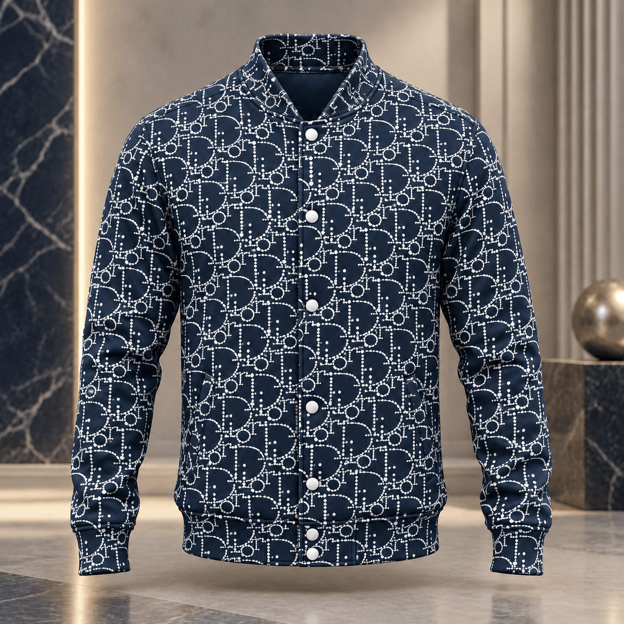 Dior | Pearl Dot Monogram Baseball Jacket Christmas 2026 Edition