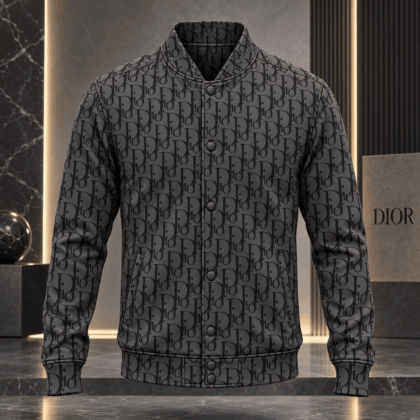 Dior | Oblique Monogram Print Baseball Jacket Christmas 2026 Edition
