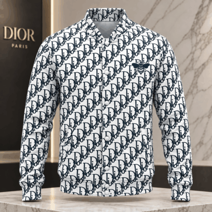 Dior | Oblique Monogram Bee Print Baseball Jacket Christmas 2026 Edition
