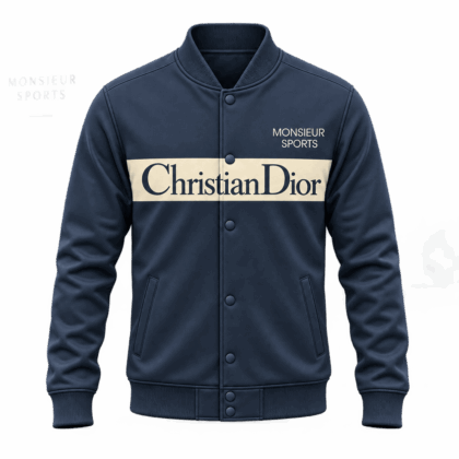 Dior | Monsieur Sports Stripe Baseball Jacket Christmas 2026 Edition