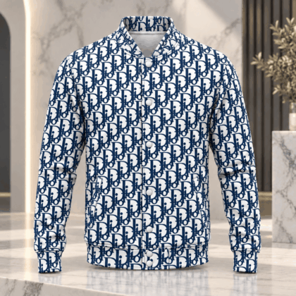 Dior | Oblique Monogram Print Baseball Jacket Christmas 2026 Edition