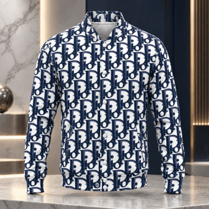 Dior | Oblique Monogram Print Baseball Jacket Christmas 2026 Edition