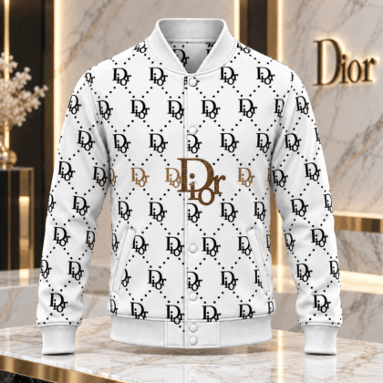 Dior | Dotted Diamond Monogram Baseball Jacket Christmas 2026 Edition