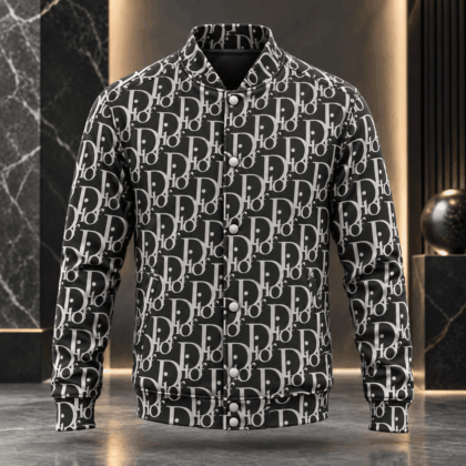 Dior | Monochrome Oblique Monogram Baseball Jacket Christmas 2026 Edition