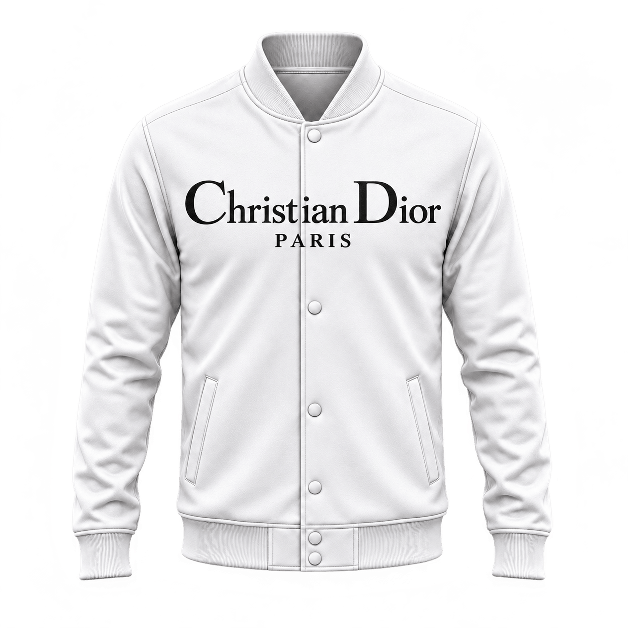 Dior | Paris Signature Wordmark Baseball Jacket Christmas 2026 Edition