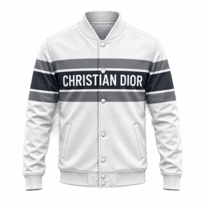 Dior | Colorblock Wordmark Stripe Baseball Jacket Christmas 2026 Edition