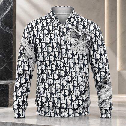 Dior | Oblique Monogram Collage Baseball Jacket Christmas 2026 Edition