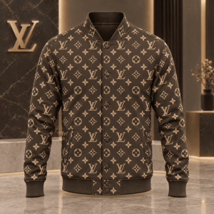 Louis Vuitton | Classic Monogram Print Baseball Jacket Black Friday 2026 Collection